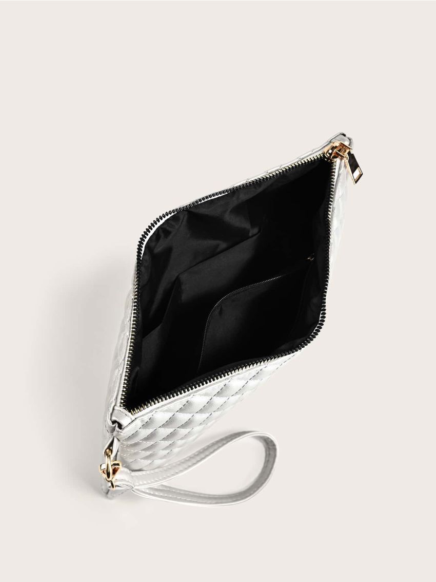 Quilted Pattern Square Bag