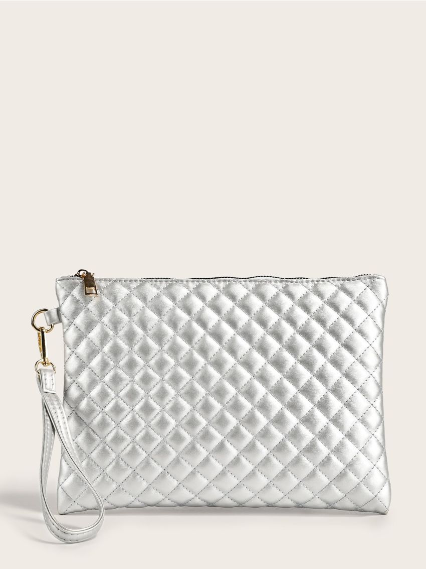 Quilted Pattern Square Bag