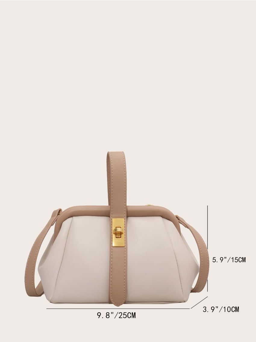 Twist Lock Top Handle Novelty Bag