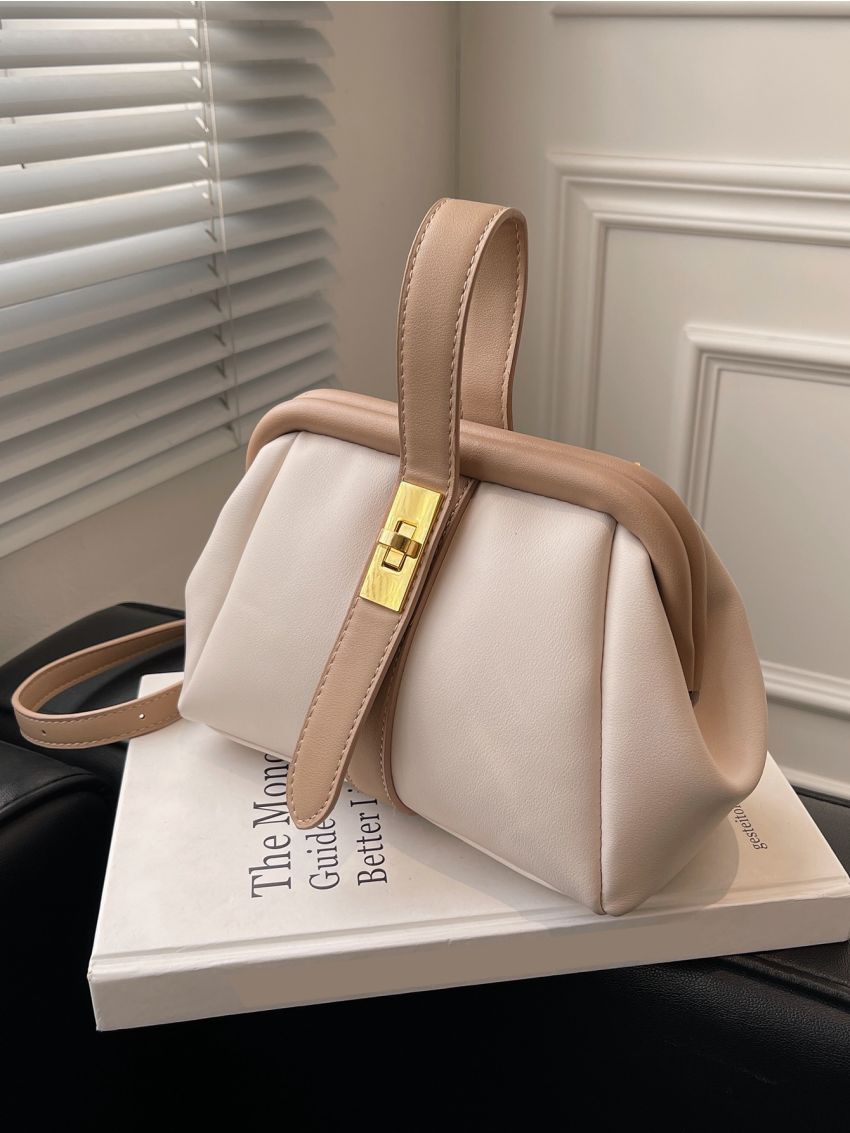 Twist Lock Top Handle Novelty Bag