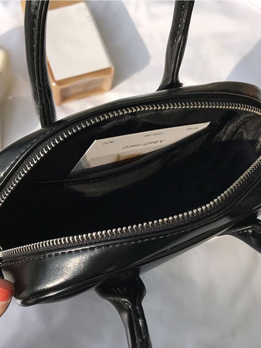 Minimalist Double Handle Square Bag