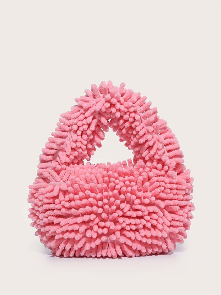 Minimalist Fluffy Satchel Bag