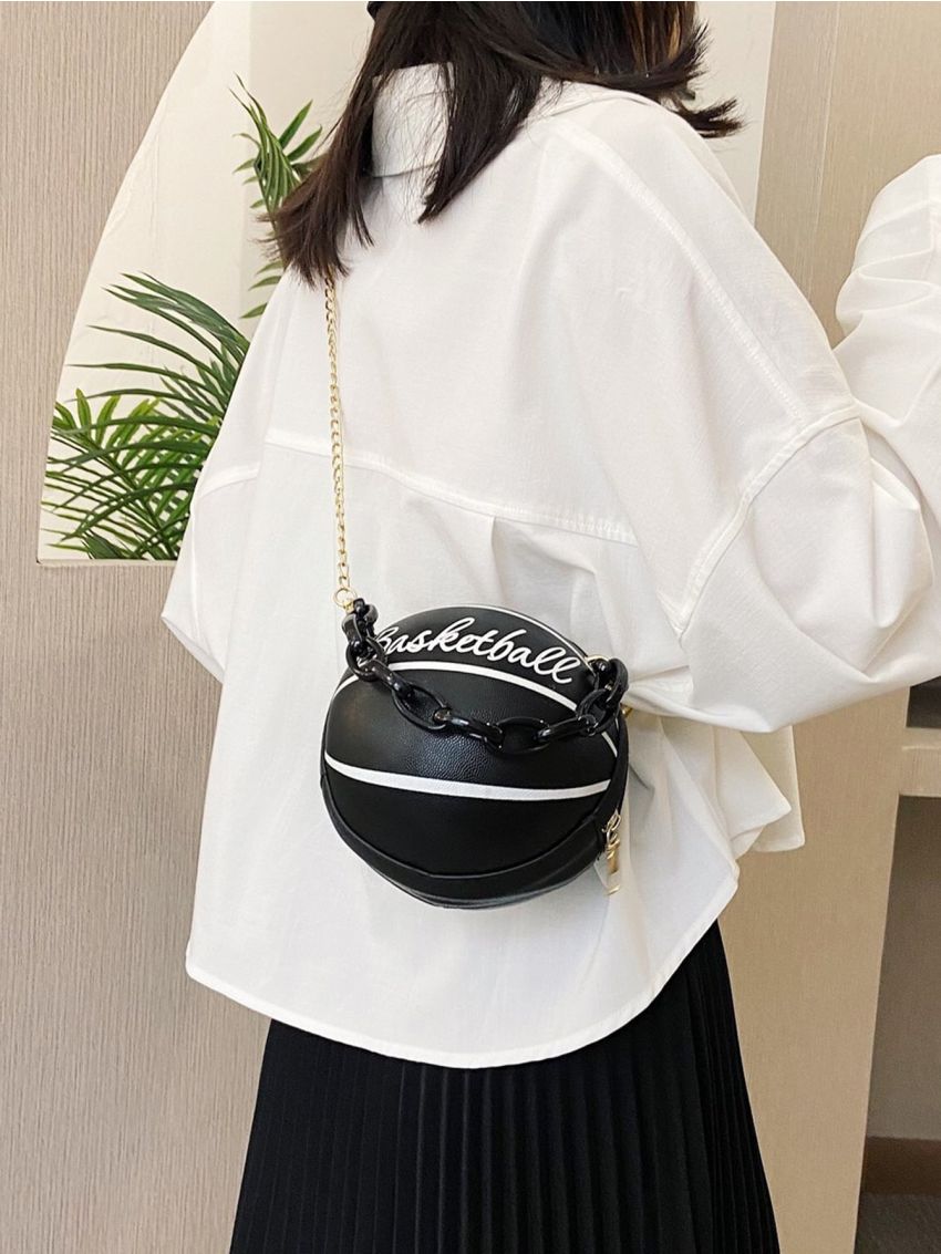 Mini Ball Shaped Satchel Bag