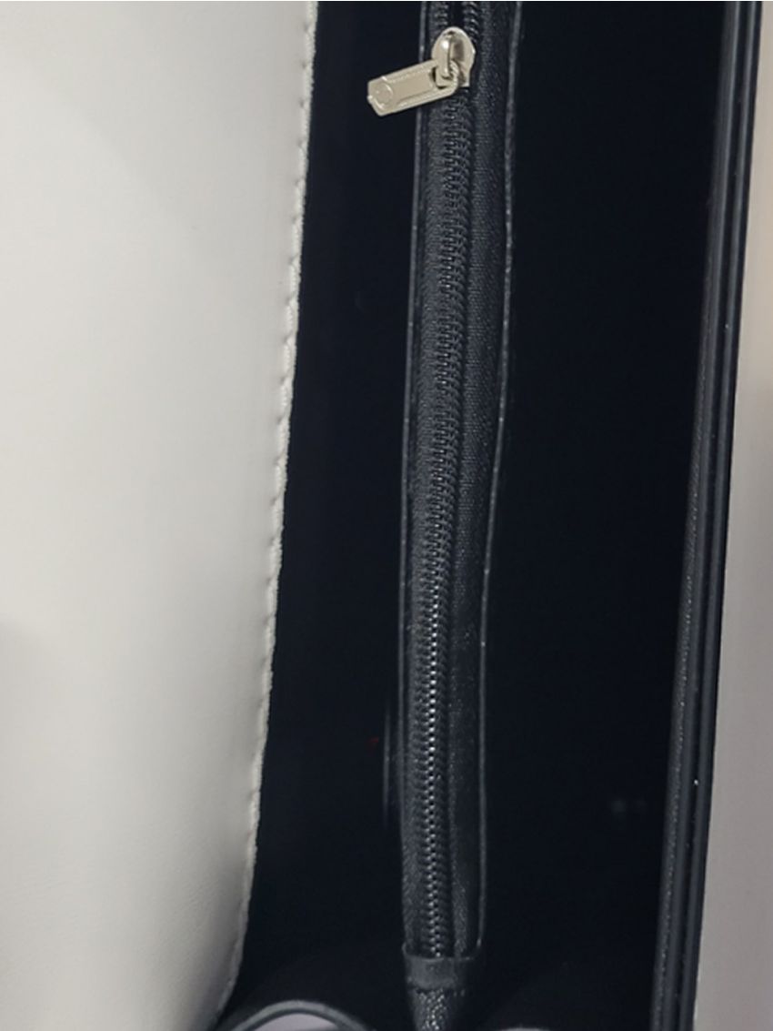 Mini Metal Decor Flap Satchel Bag