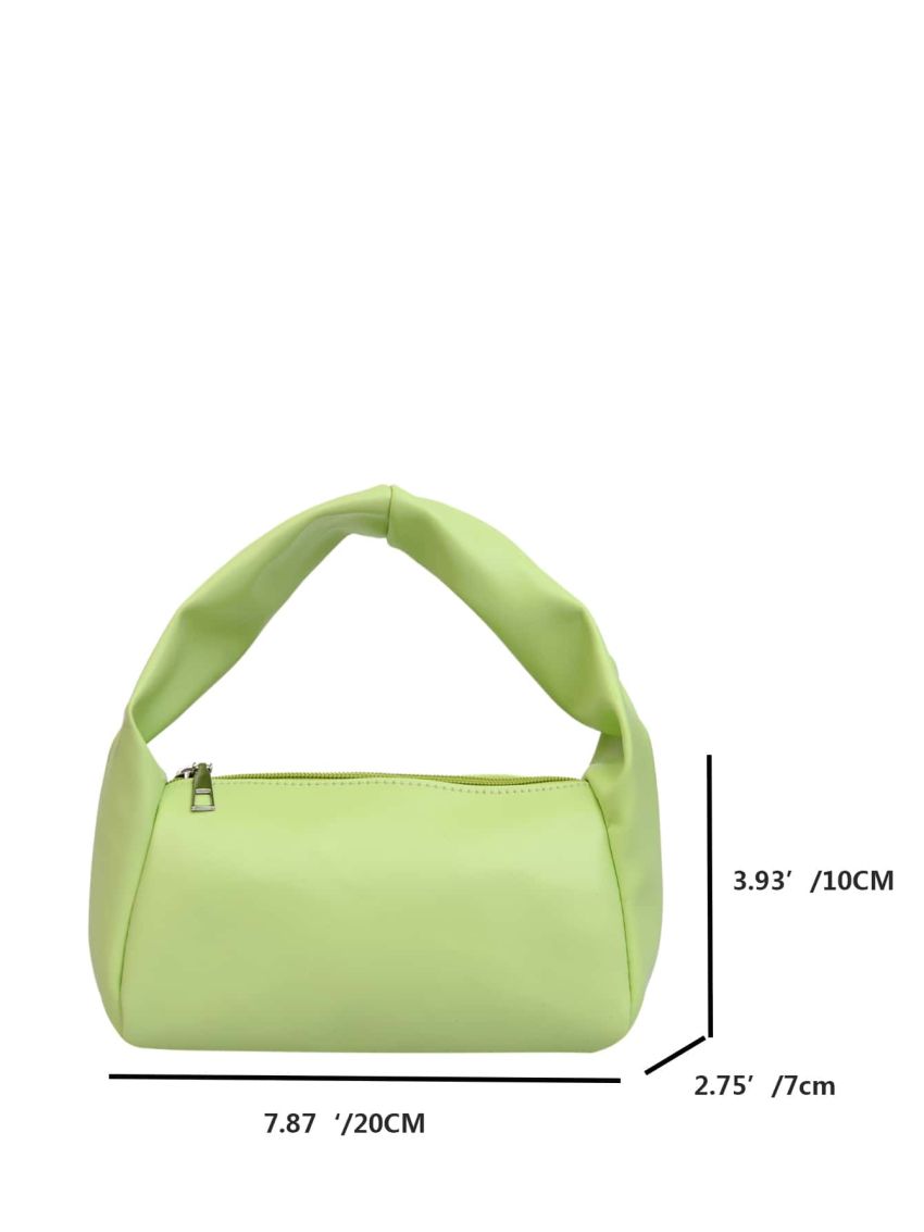 Mini Minimalist Top Handle Bucket Bag