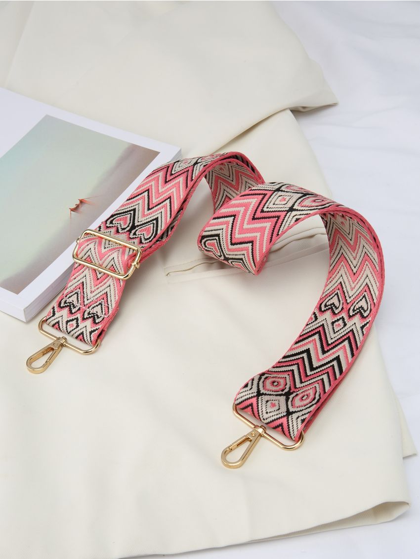 Geometric Pattern Adjustable Bag Strap