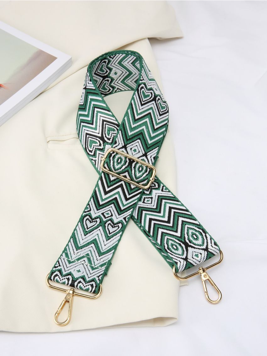 Geometric Pattern Adjustable Bag Strap
