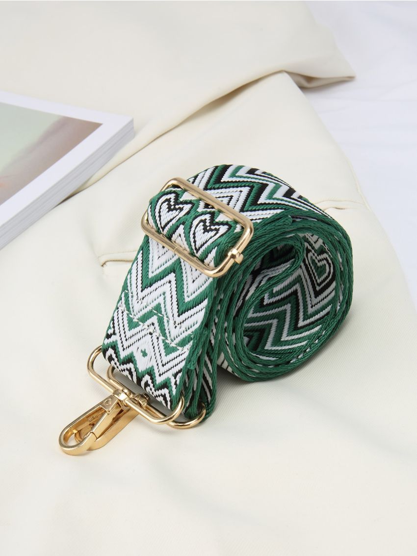 Geometric Pattern Adjustable Bag Strap