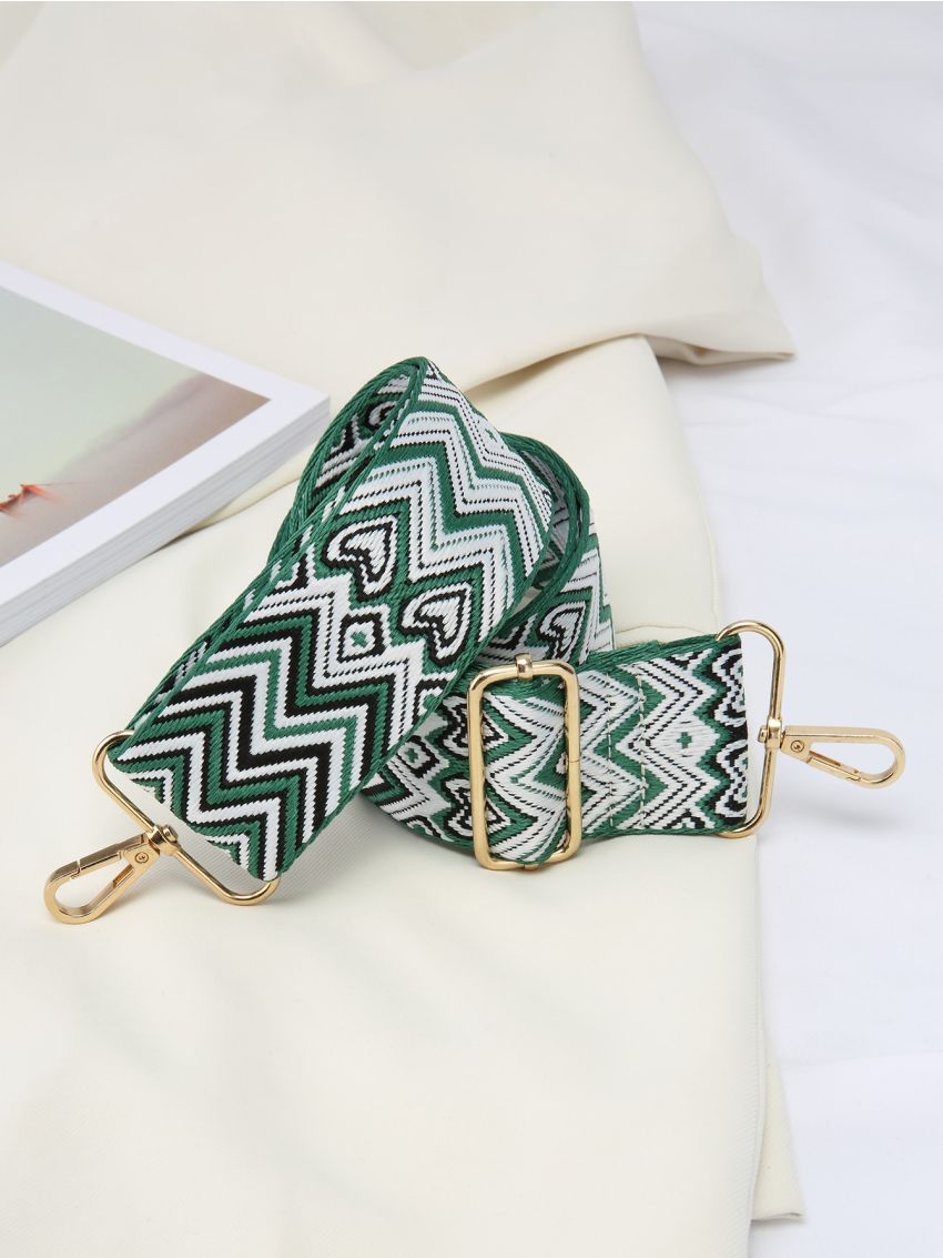 Geometric Pattern Adjustable Bag Strap