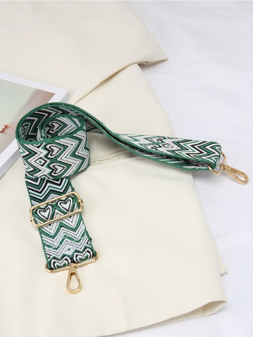 Geometric Pattern Adjustable Bag Strap