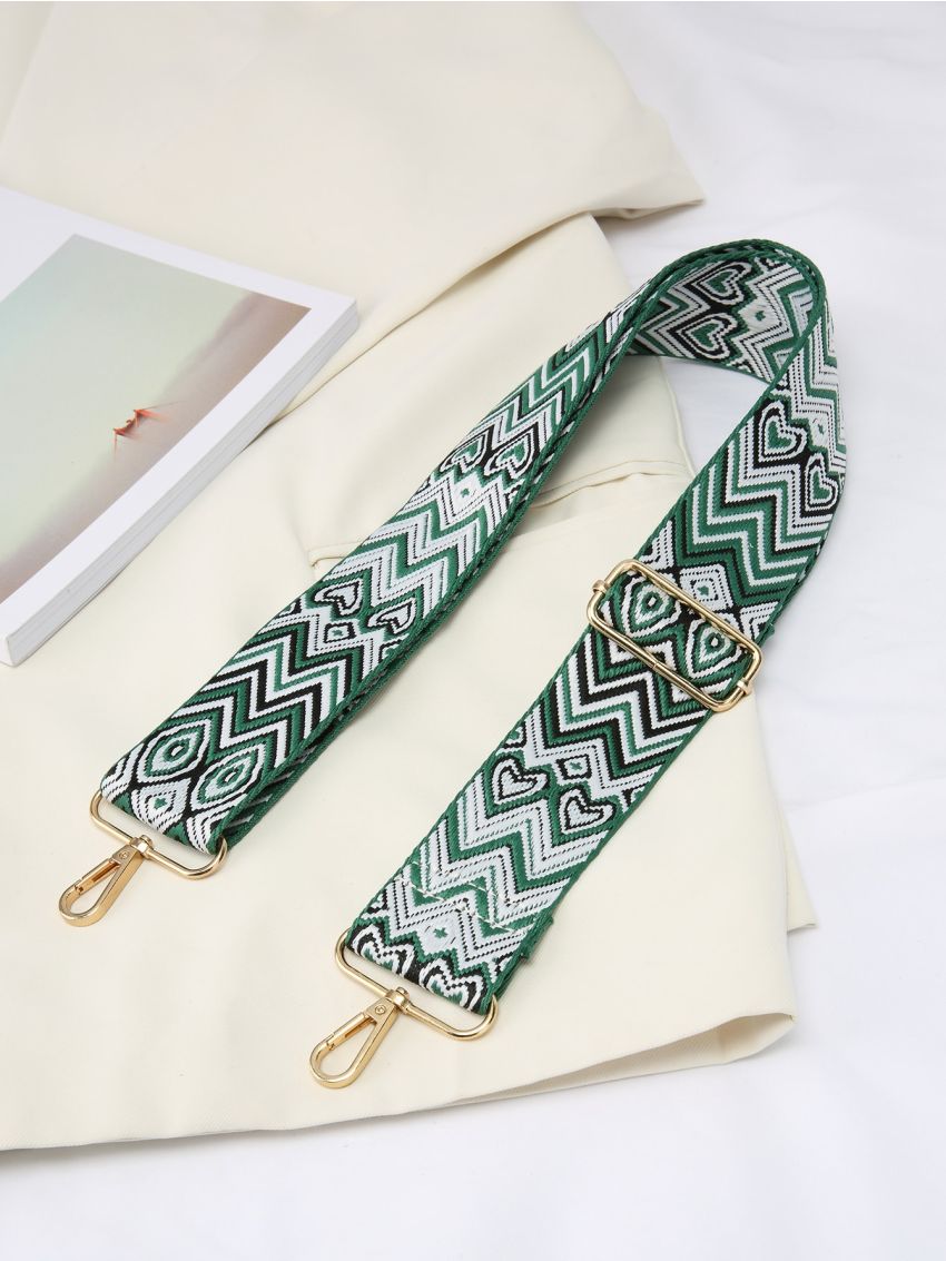 Geometric Pattern Adjustable Bag Strap