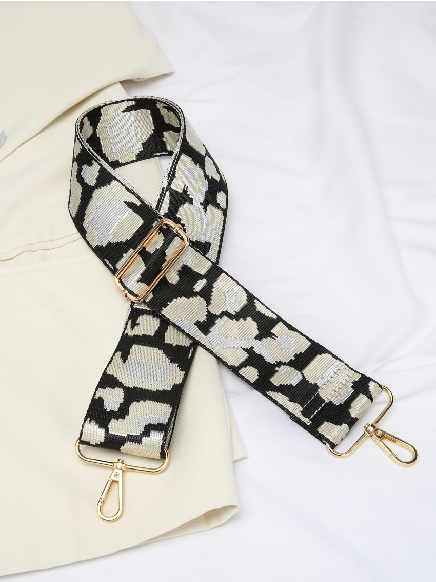 Houndstooth Pattern Bag Strap