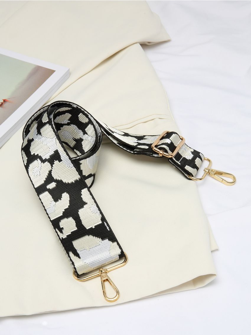 Houndstooth Pattern Bag Strap