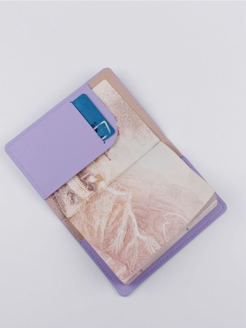 Letter Graphic Passport Case