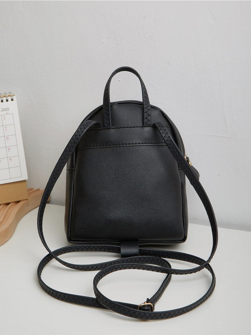 Mini Leopard Pattern Classic Backpack