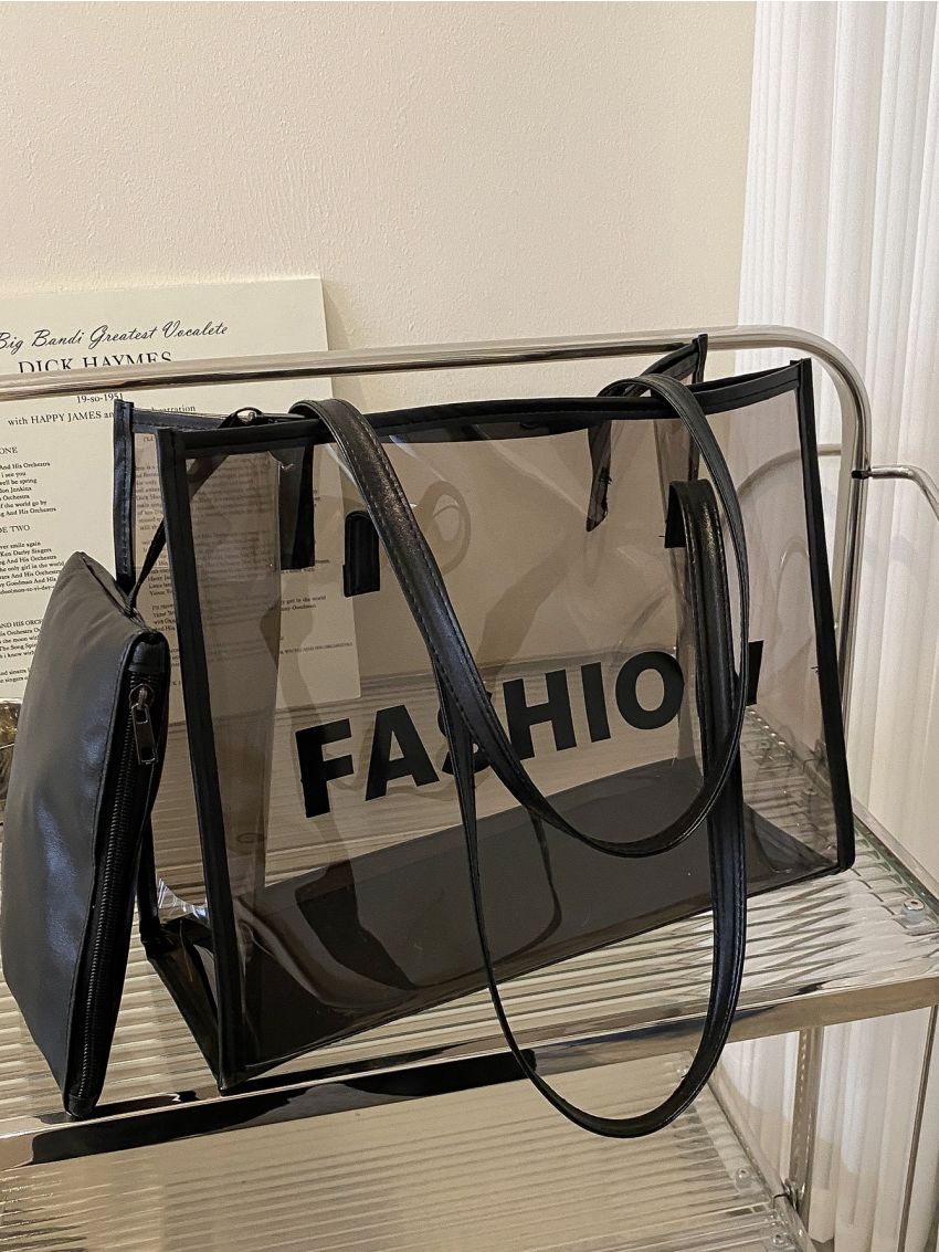 Colorblock Bow Decor Straw Bag