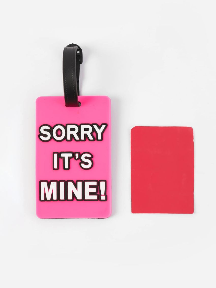 Letter Graphic Luggage Tag