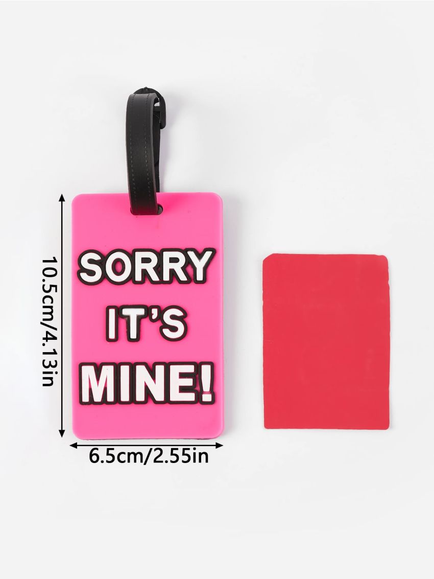 Letter Graphic Luggage Tag