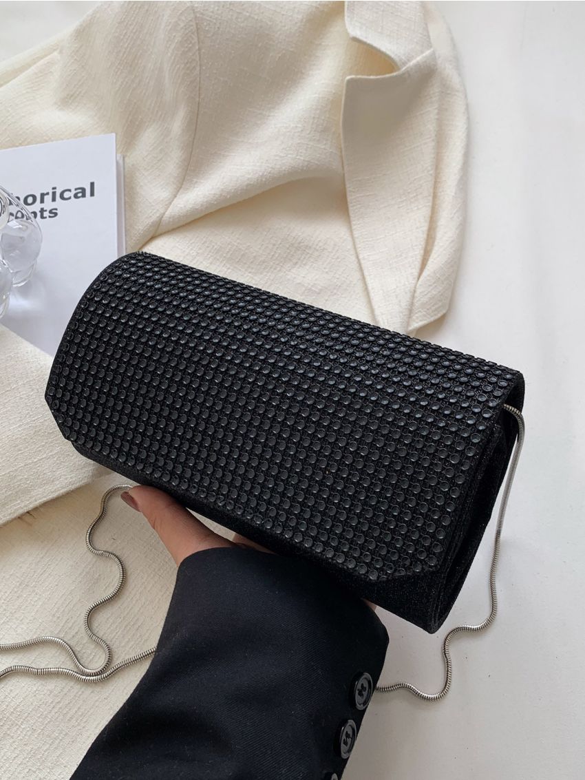 Minimalist Flap Chain Square Bag