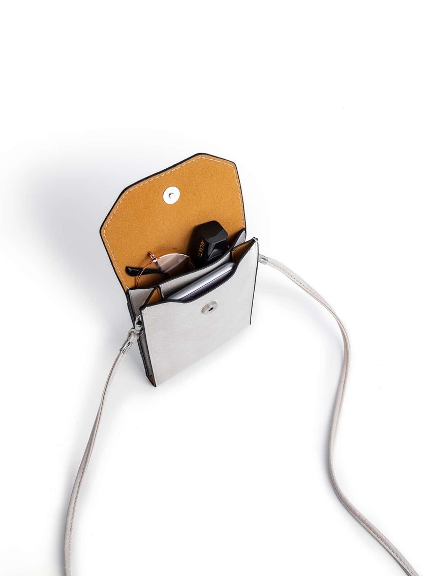 Snap Button Flap Phone Wallet