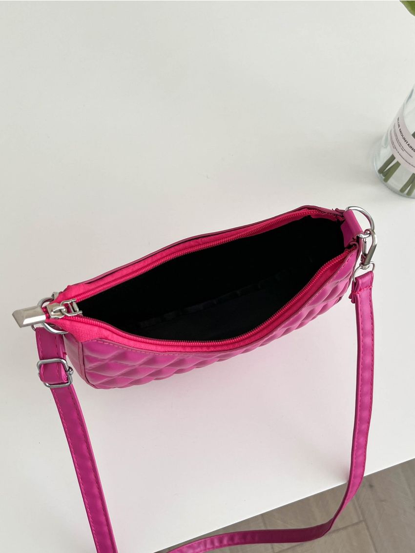 Minimalist Geometric Pattern Saddle Bag