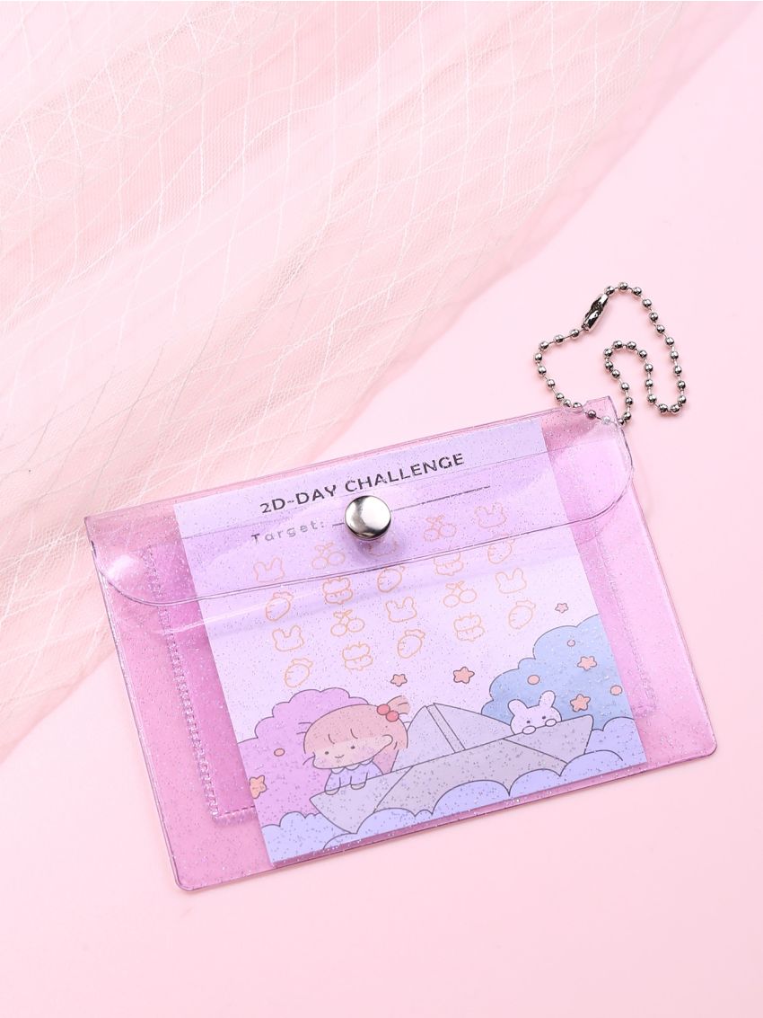 Clear Flap Card Holder