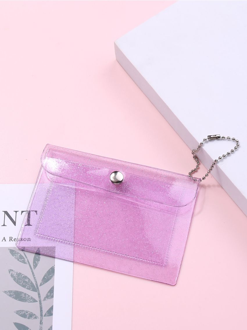 Clear Flap Card Holder