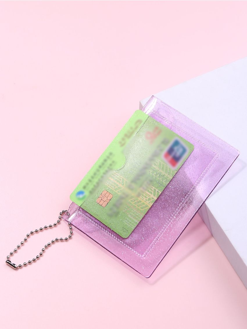 Clear Flap Card Holder