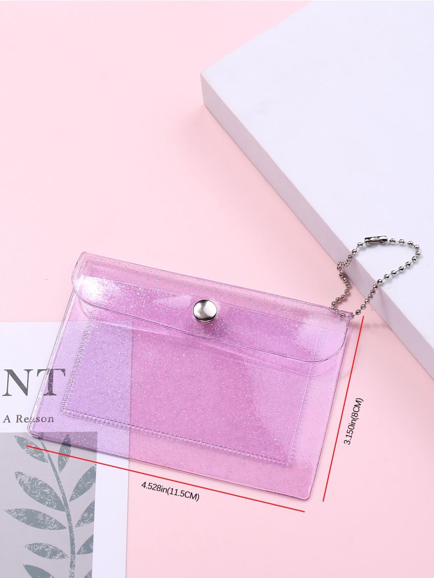 Clear Flap Card Holder