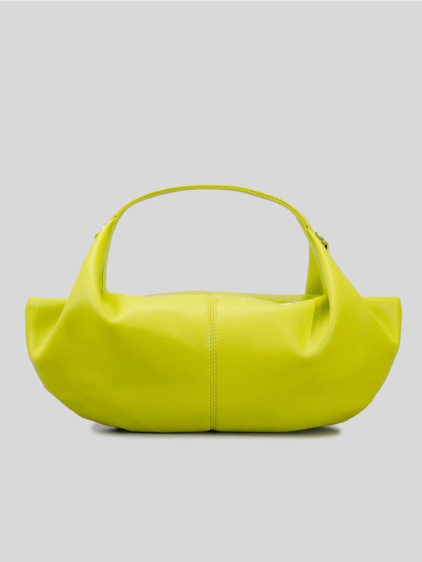 Minimalist Top Handle Ruched Bag