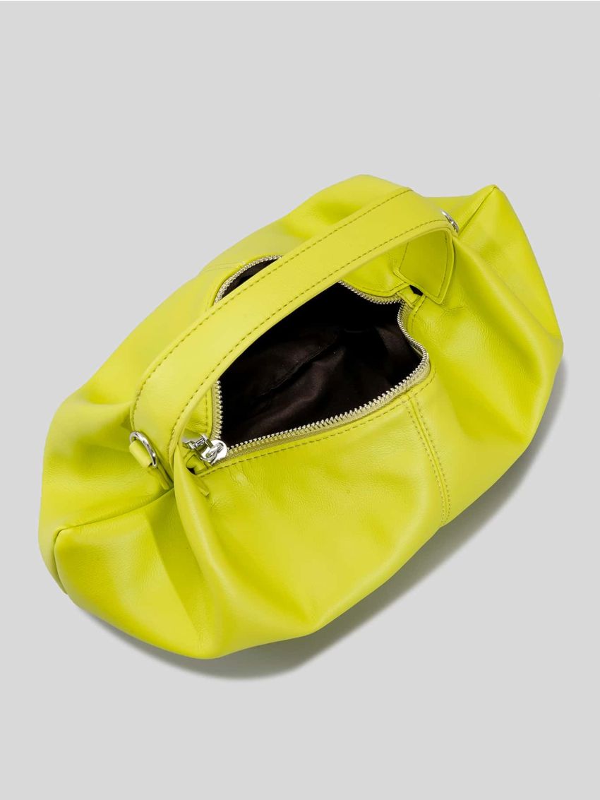 Minimalist Top Handle Ruched Bag