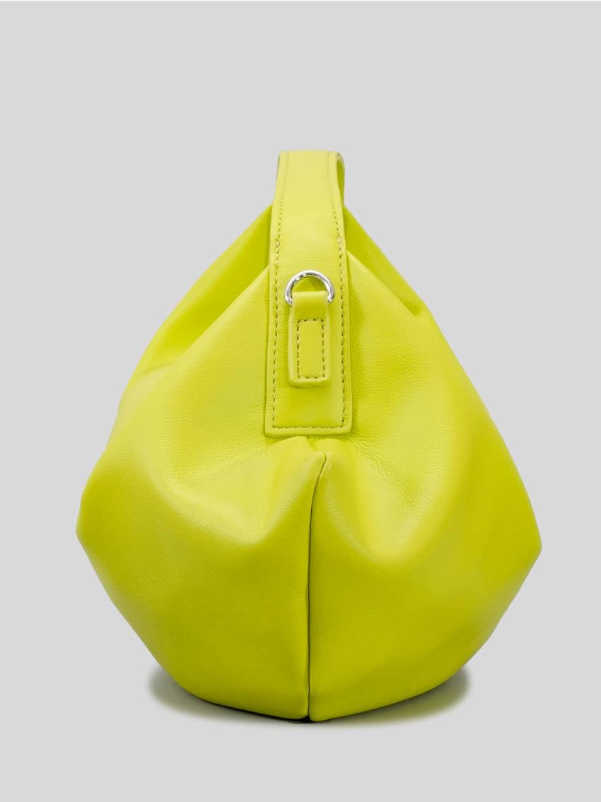 Minimalist Top Handle Ruched Bag