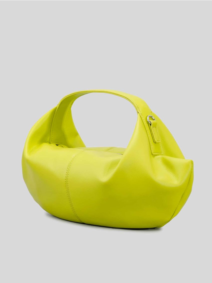 Minimalist Top Handle Ruched Bag