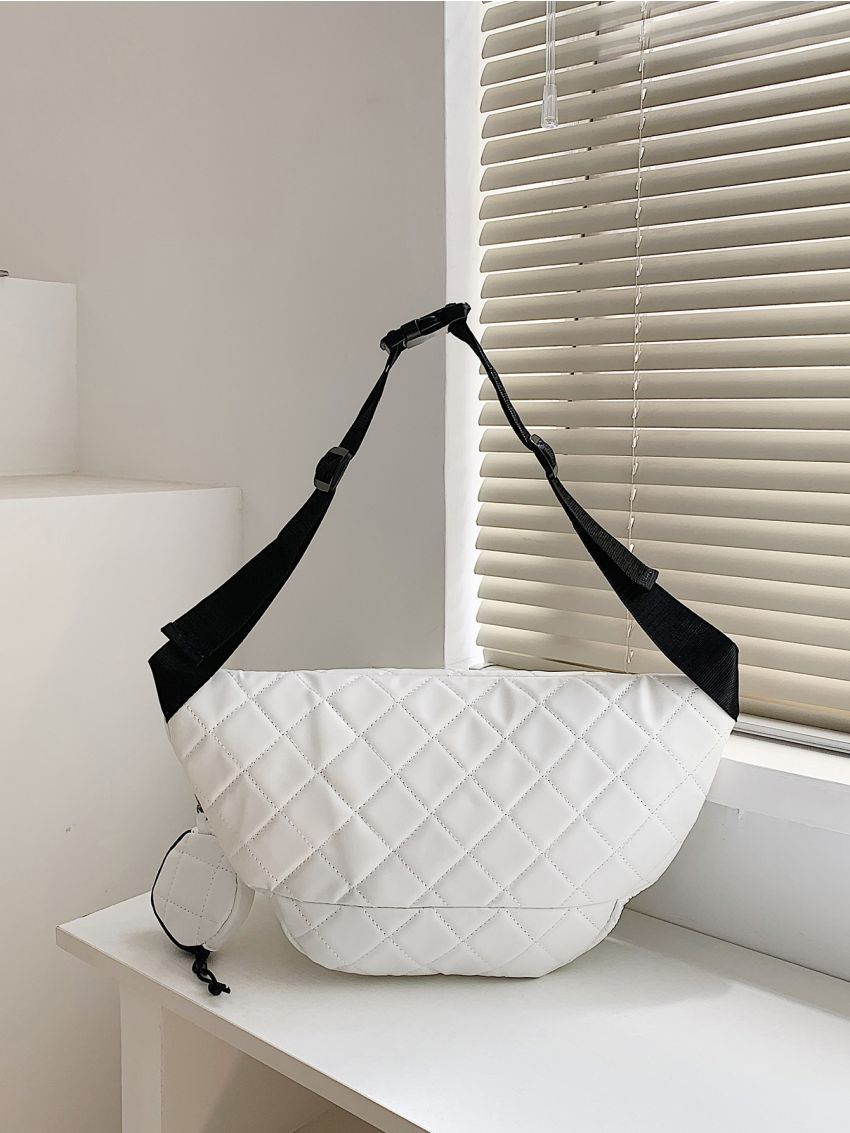 Quilted Fanny Pack With Coin Purse