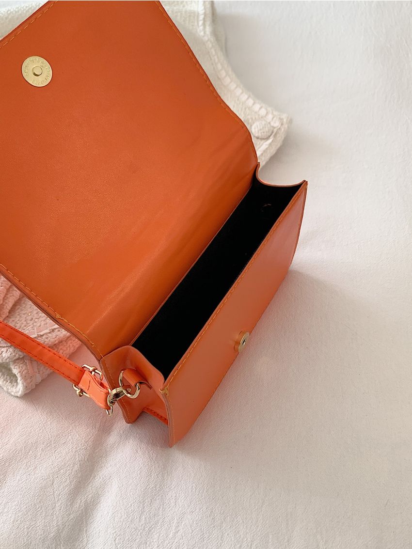 Mini Four Leaf Clover Embossed Square Bag