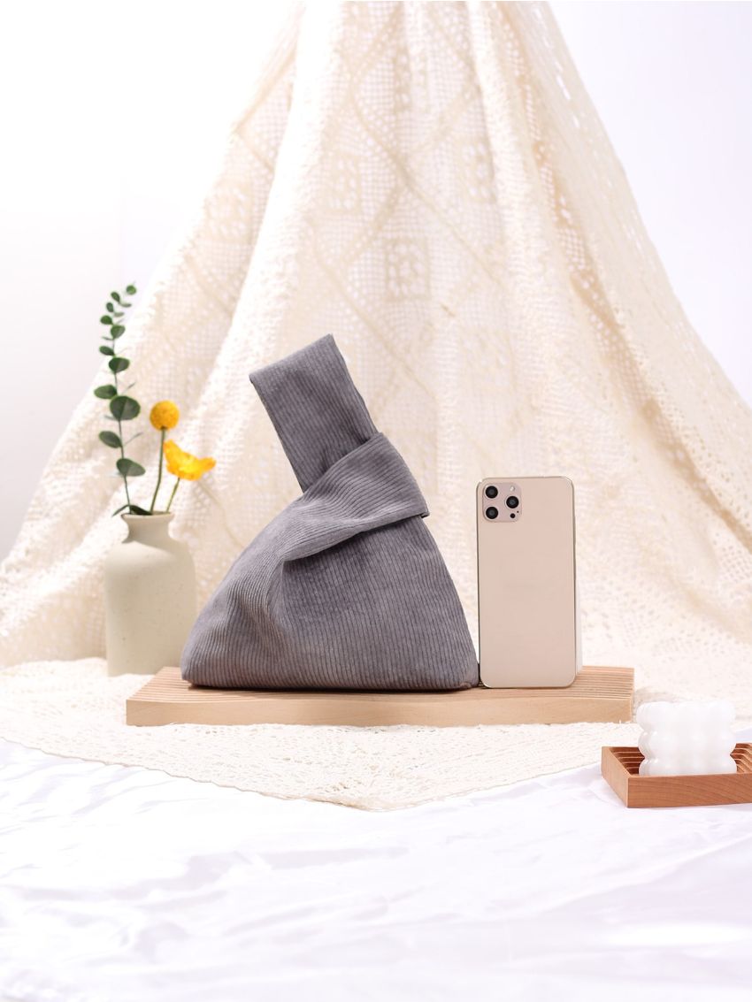 Minimalist Textured Square Bag