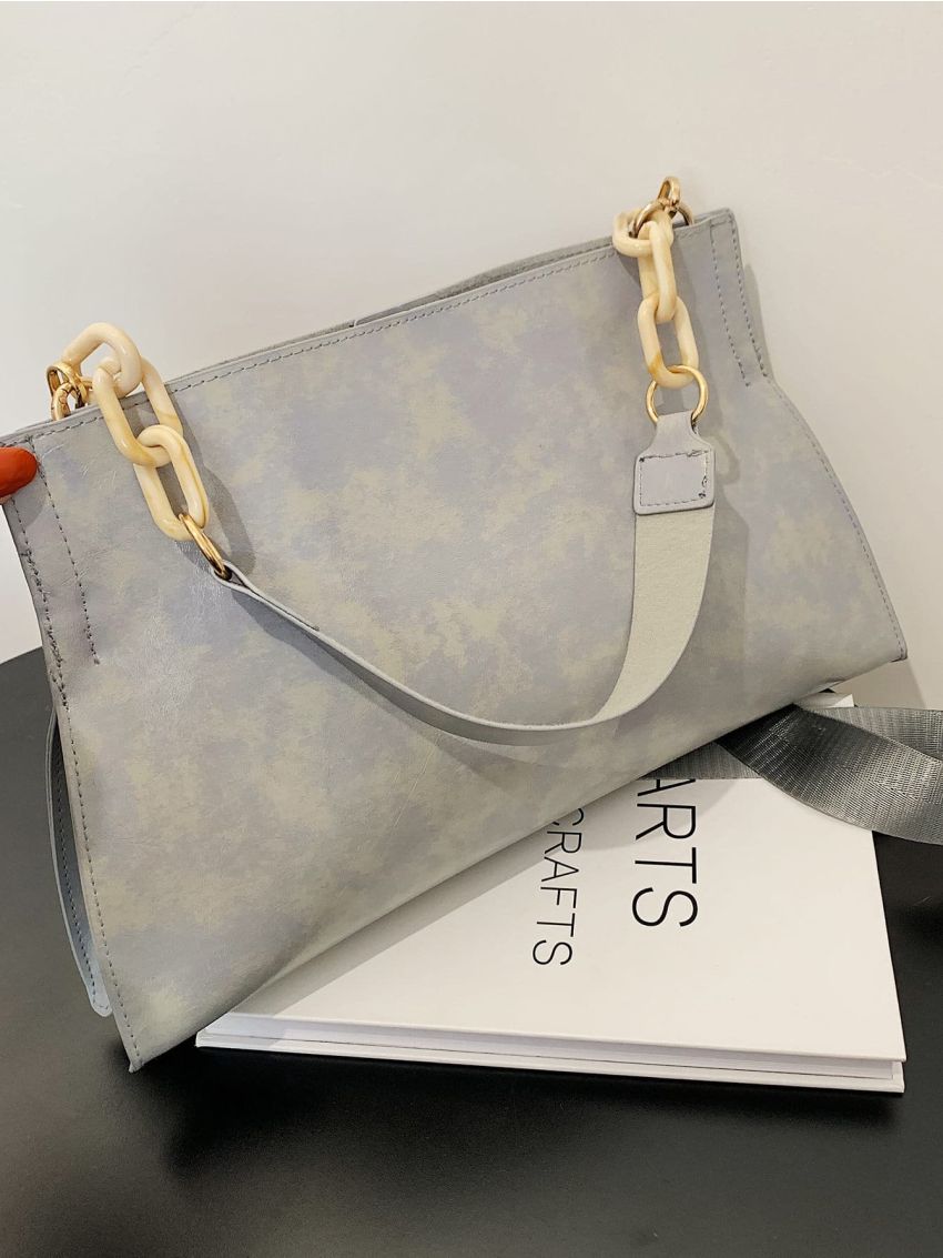 Chain Decor Square Bag