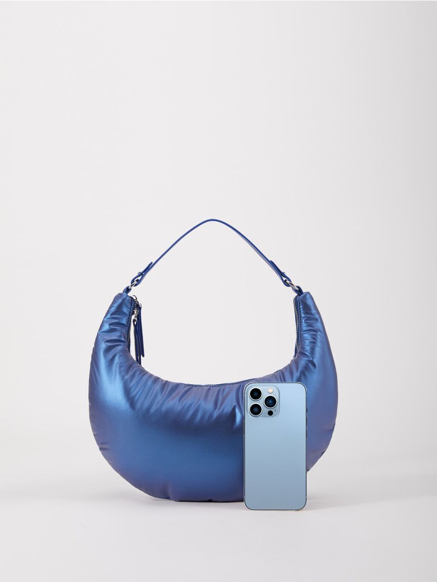 Minimalist Ruched Detail Hobo Bag