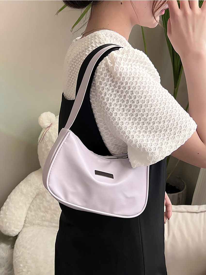 Patch Detail Square Bag