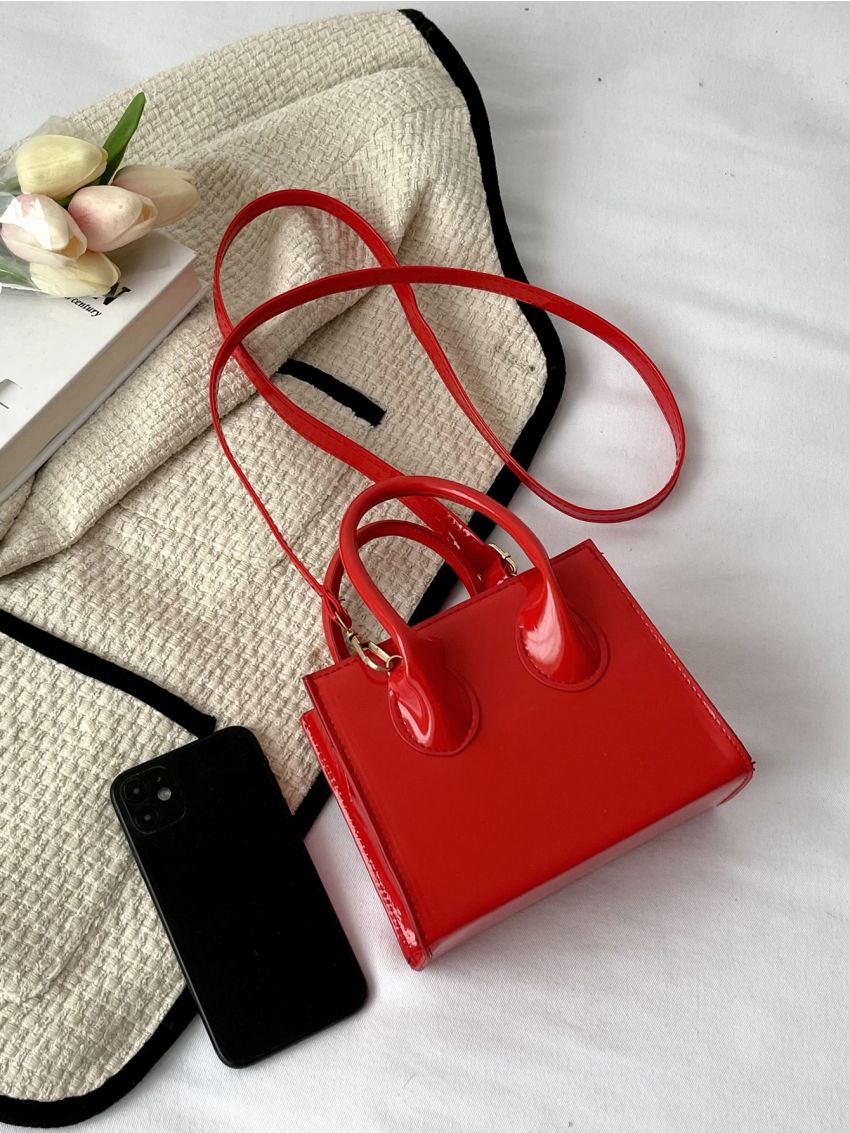 Mini Double Handle Square Bag