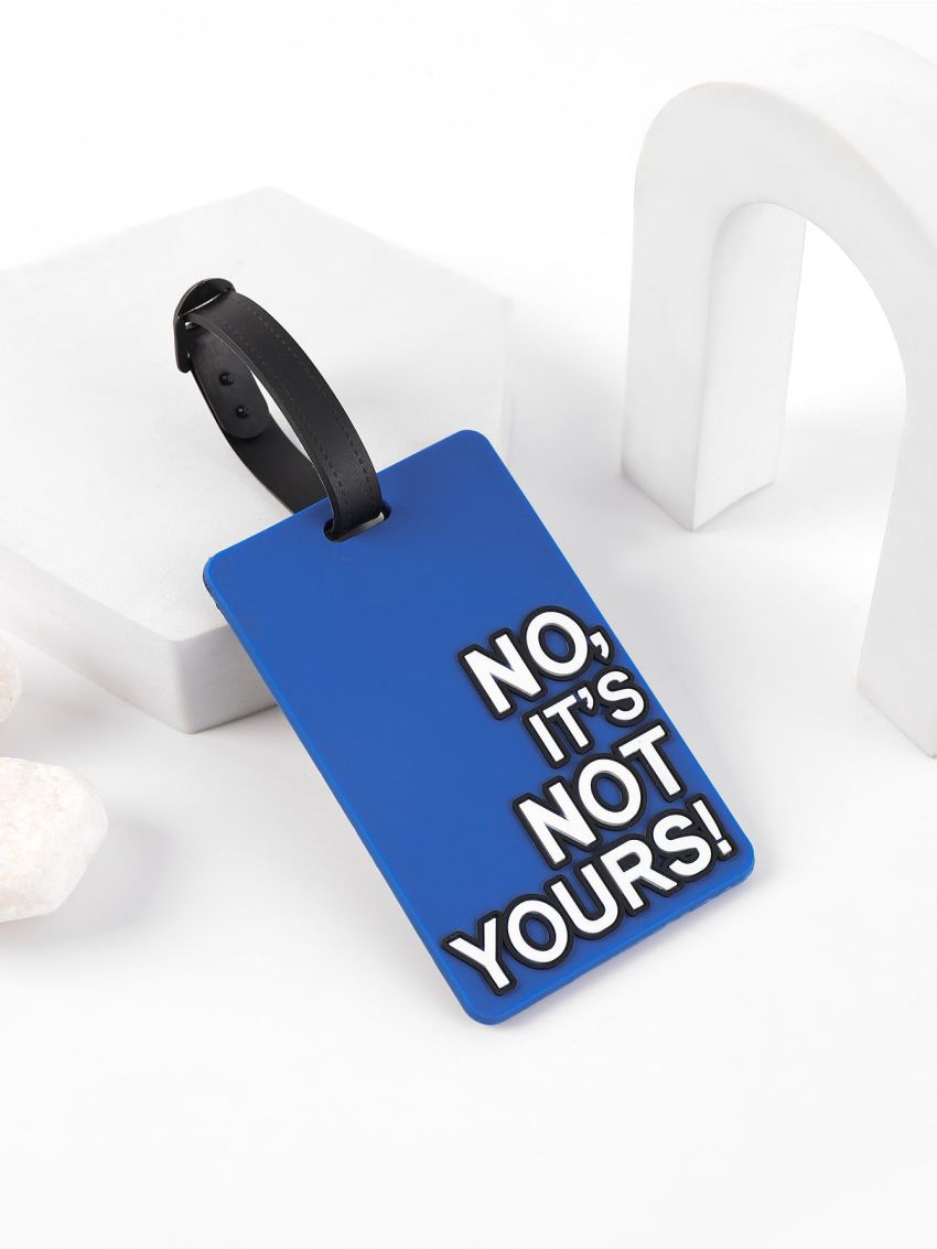 Letter Graphic Luggage Tag