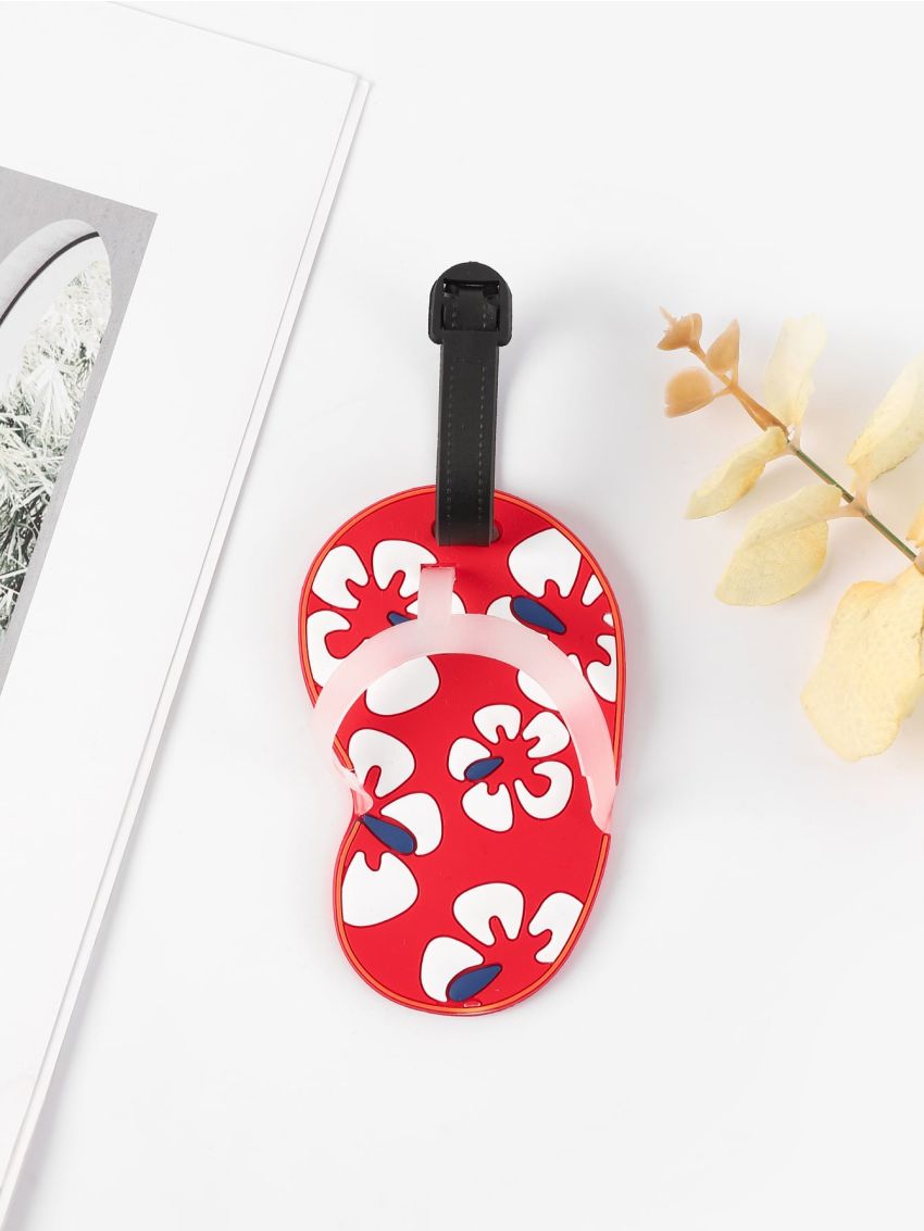 Floral Pattern Luggage Tag