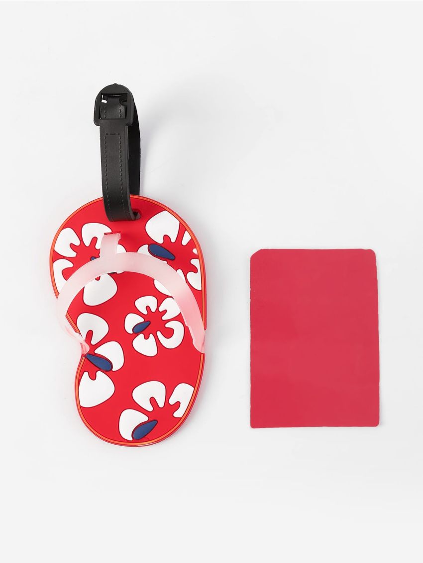 Floral Pattern Luggage Tag