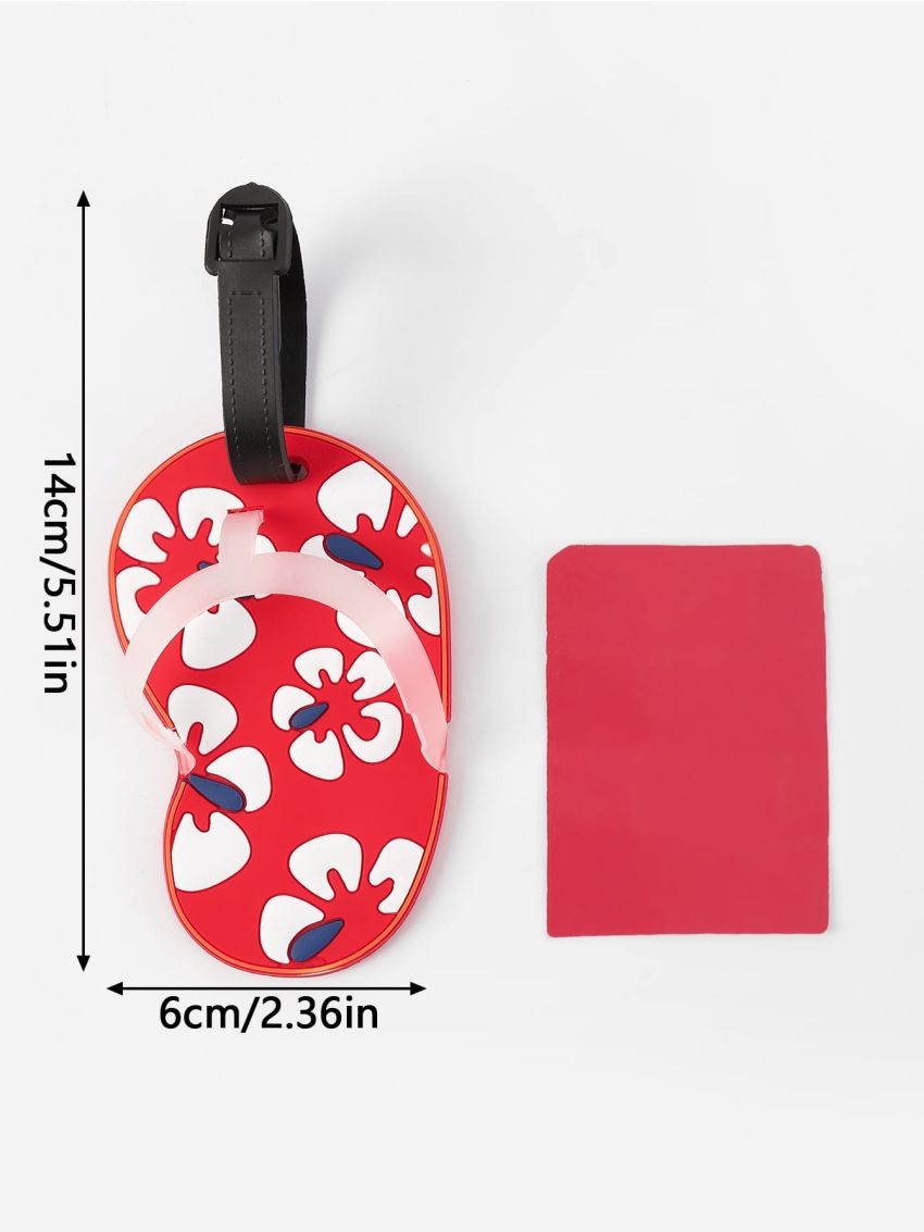 Floral Pattern Luggage Tag