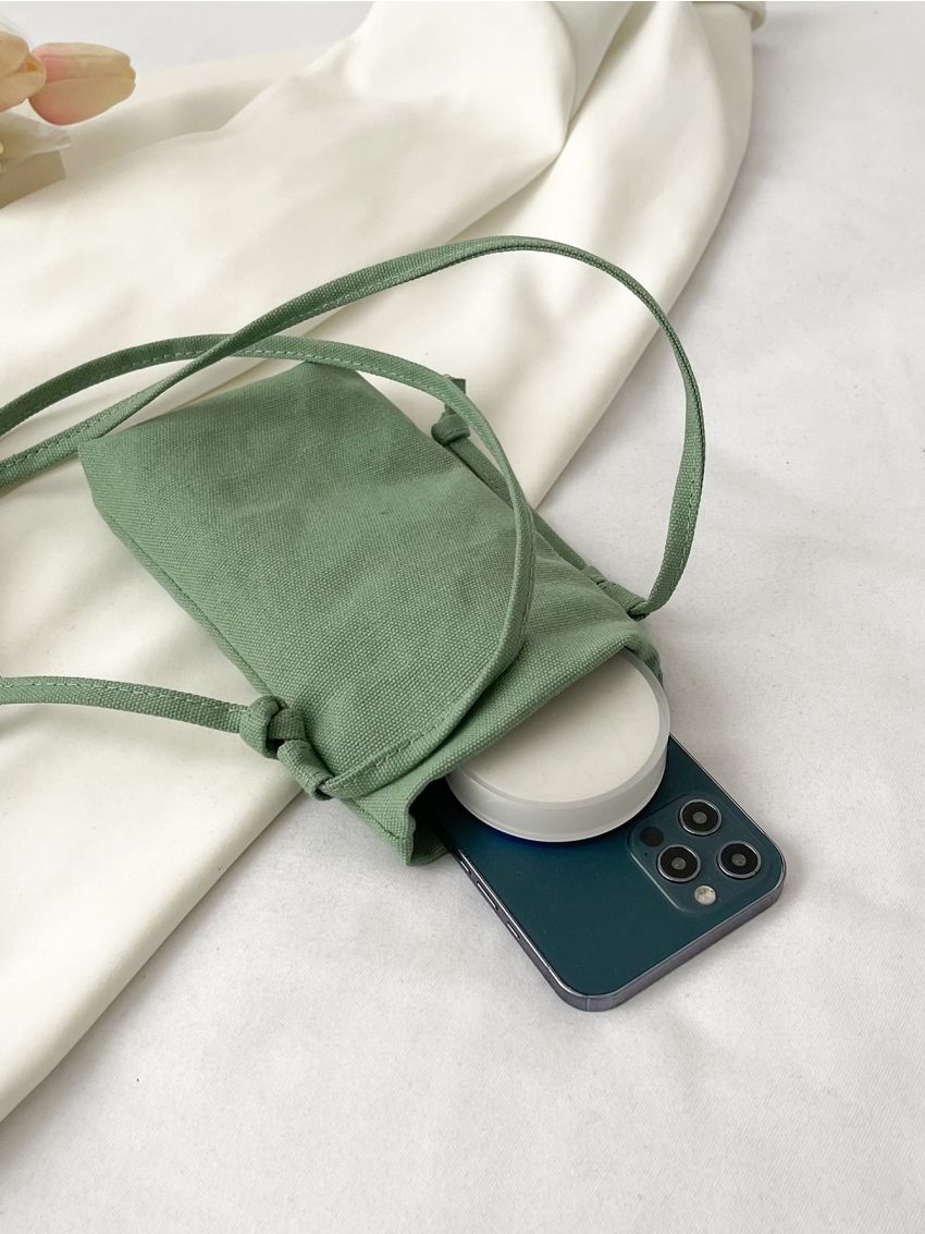 Minimalist Canvas Square Bag