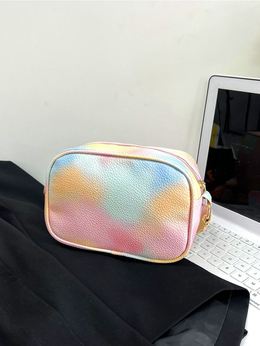 Mini Color Block Square Bag