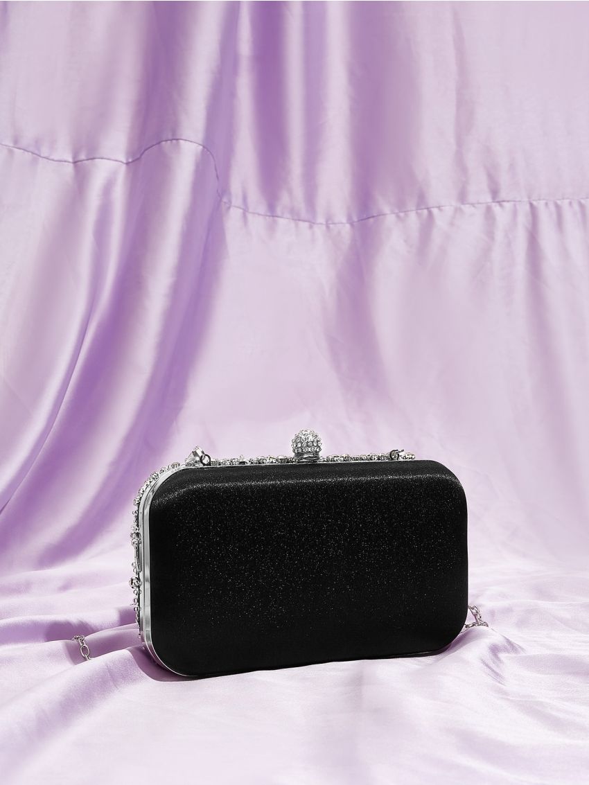 Mini Rhinestone Decor Evening Bag