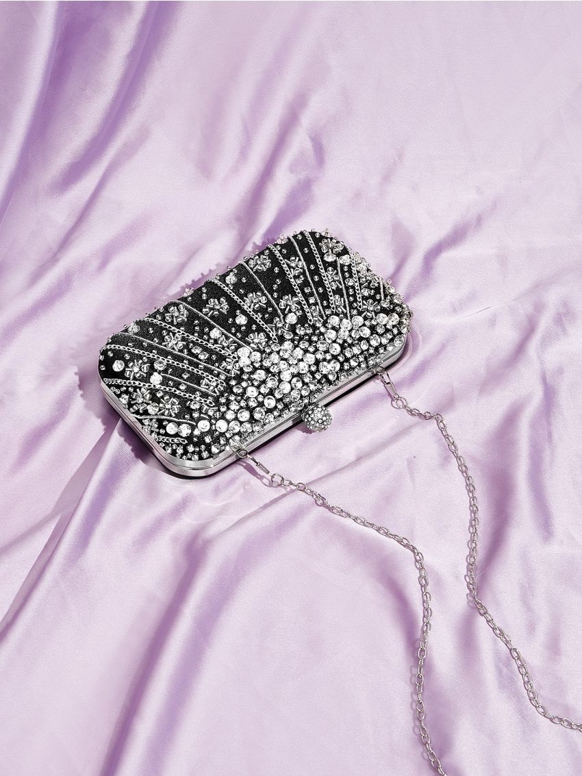 Mini Rhinestone Decor Evening Bag