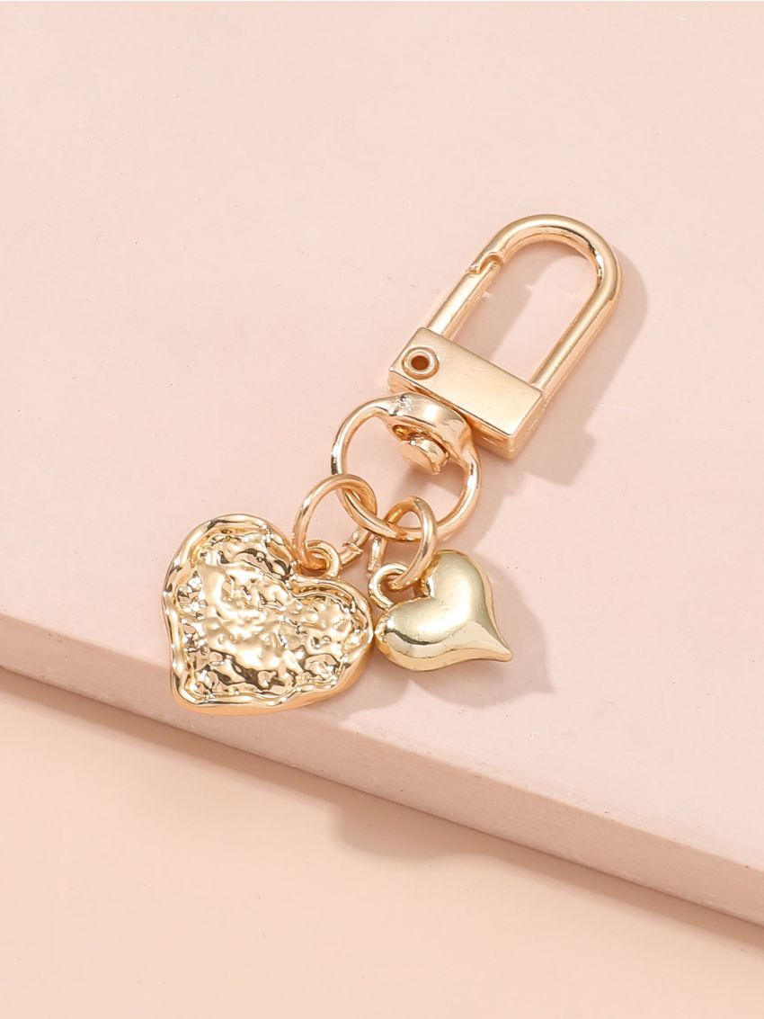 Heart Decor Bag Charm