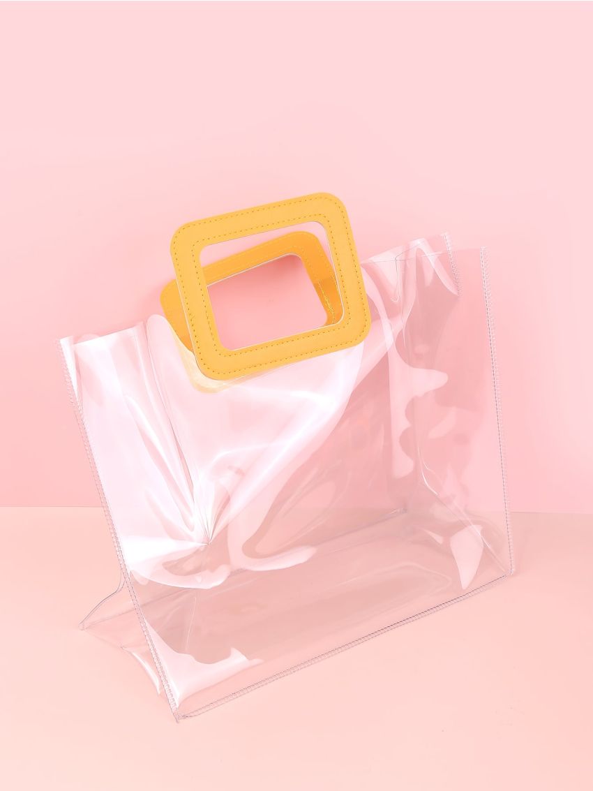 Clear Top Handle Bag